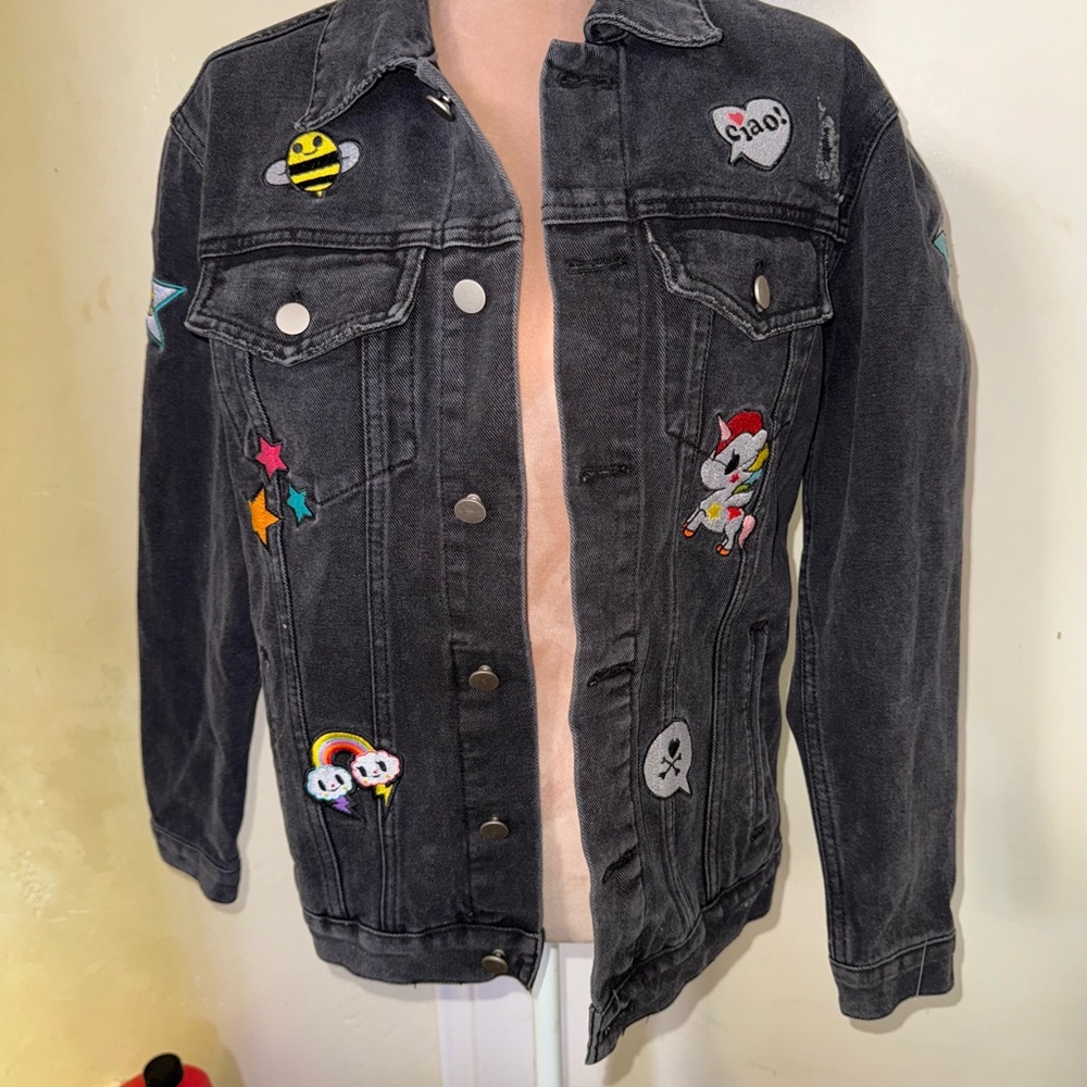 Tokidoki X Dolls Kill rare vintage denim jacket